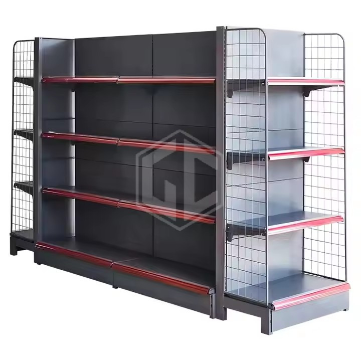 Guichang Retail Store Shelf Supermarket Gondola Shelving Display Shelf