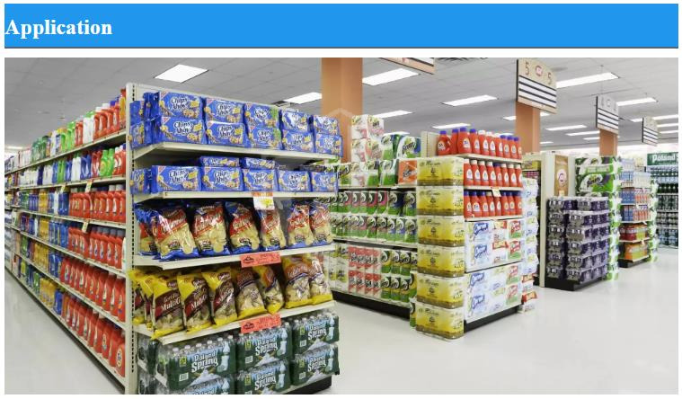 CE Approved Metallic Supermarket Display Shelves Wall Gondola Shelving Single Sided Retail Product Display Stand (12)