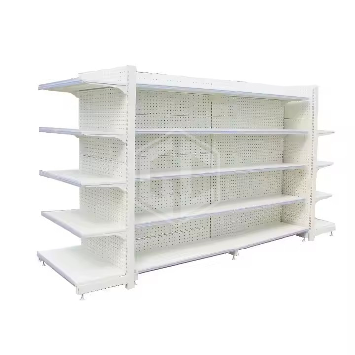 Guichang Customized Double-sided Supermarket Shelf Ferreteria Supermarket Shopping Display Shelf Gondola Rack