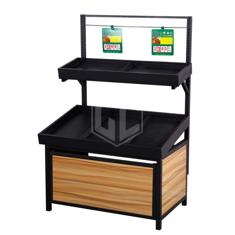 Guichang Hot Popular Double-Sided Supermarket Shelf Multi-Case Rack Yellow & White Metallic Steel Store Rack Heavy-Duty Case Style Sale Estantes