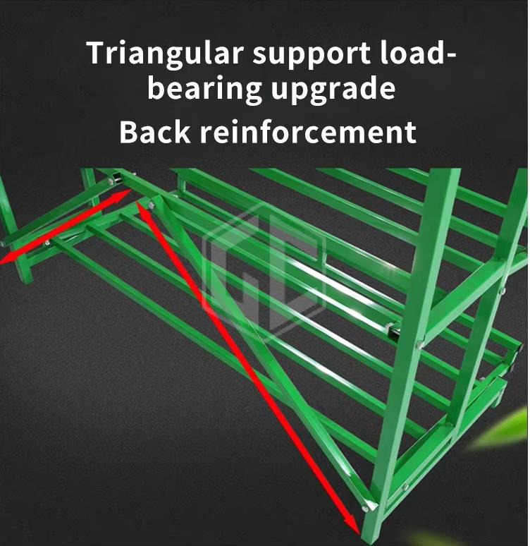 Guichang Hot Popular Double-Sided Supermarket Shelf Multi-Case Rack Yellow & White Metallic Steel Store Rack Heavy-Duty Case Style Sale Estantes (5)