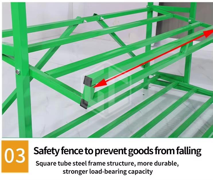 Guichang Hot Popular Double-Sided Supermarket Shelf Multi-Case Rack Yellow & White Metallic Steel Store Rack Heavy-Duty Case Style Sale Estantes (8)