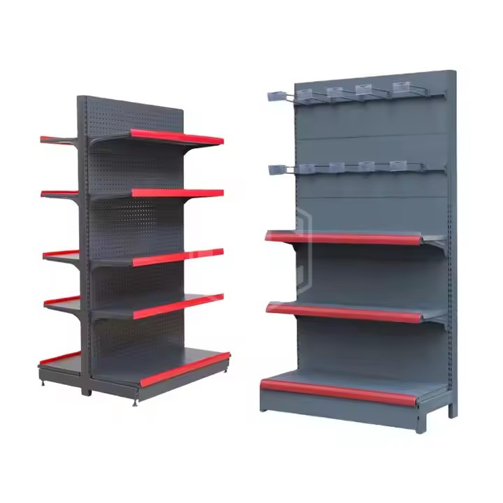 Guichang Customized Factory Supermarket Rack Display Gondolas Wall Racks for Shops