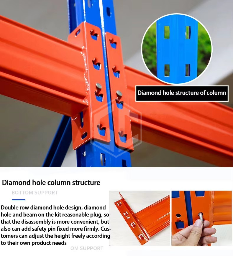 Guichang Customizable Storage Multi-layer Shelves, Easy to Install Storage Rack Shelves (2)