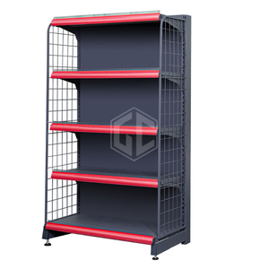 Factory Direct Sales Customizable Adjustable Supermarket Shelves Grocery Items Shelves of Retail Store Supermarket Rack Metallic