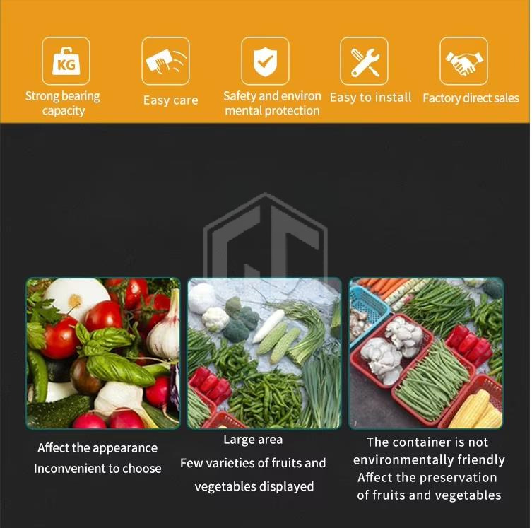 Guichang Hot Popular Double-Sided Supermarket Shelf Multi-Case Rack Yellow & White Metallic Steel Store Rack Heavy-Duty Case Style Sale Estantes (2)