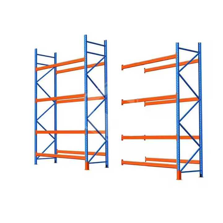 Guichang Factory Direct Double Depth Adjustable Steel Vertical Heavy Duty Metal Pallet Storage Rack
