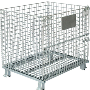 GCJS Iron Frame butterfly Cage Logistics Trolley Iron Turnover Box Express Basket Warehouse Storage Cage Metal n