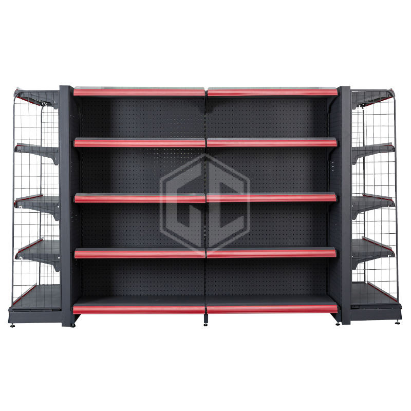 CE Quality Approved Metal Gondola Shelving Display Shelving for Retail Stores