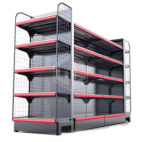 Guichang Retail Store Shelf Supermarket Gondola Shelving Display Shelf